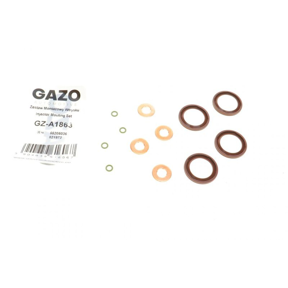 Ремкомплект форсунки Opel Astra H/Combo 1.3 CDTI 05-11 к-кт на 4шт GZ-A1863 GAZO Ремкомплект форсунки Opel Astra H/Combo 1.3 CDTI 05-11 к-кт на 4шт GZ-A1863 GAZO