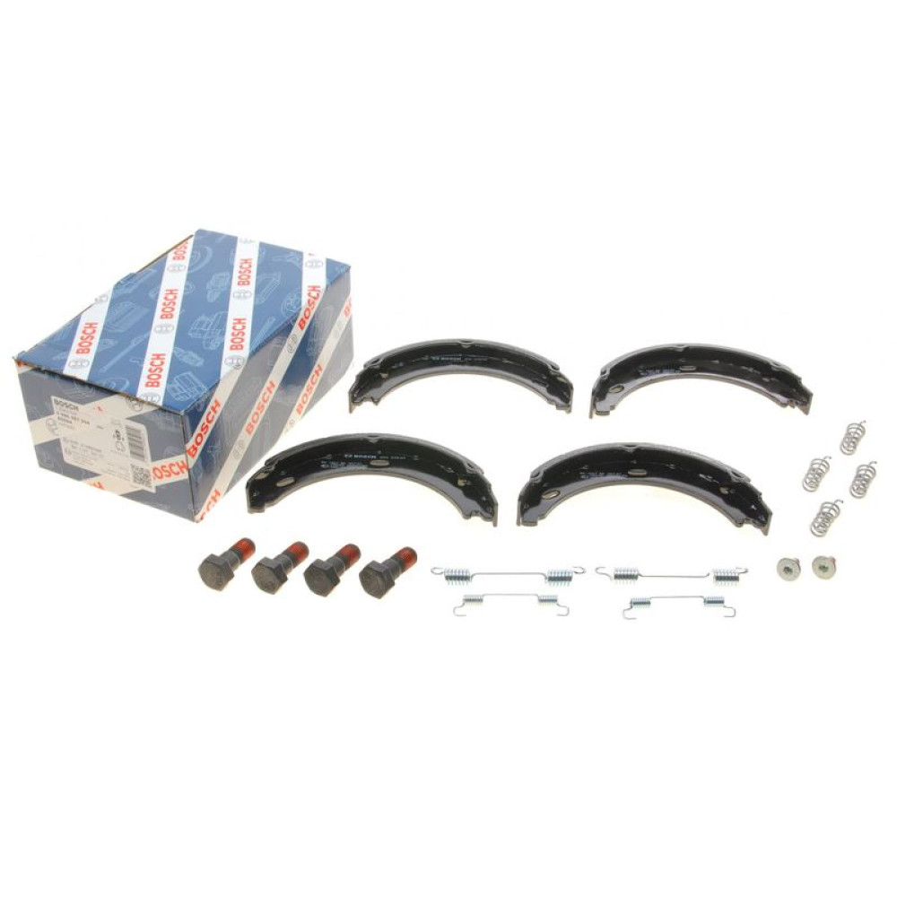 Колодки ручника Mercedes W140/W210/W220 91- 164x25 - 0 986 487 344 BOSCH