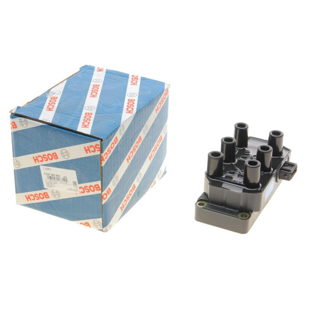 Котушка запалювання Opel Vectra A/Omega B/Calibra A 2.5 V6/3.0 V6 93-01 - 0 221 503 002 BOSCH