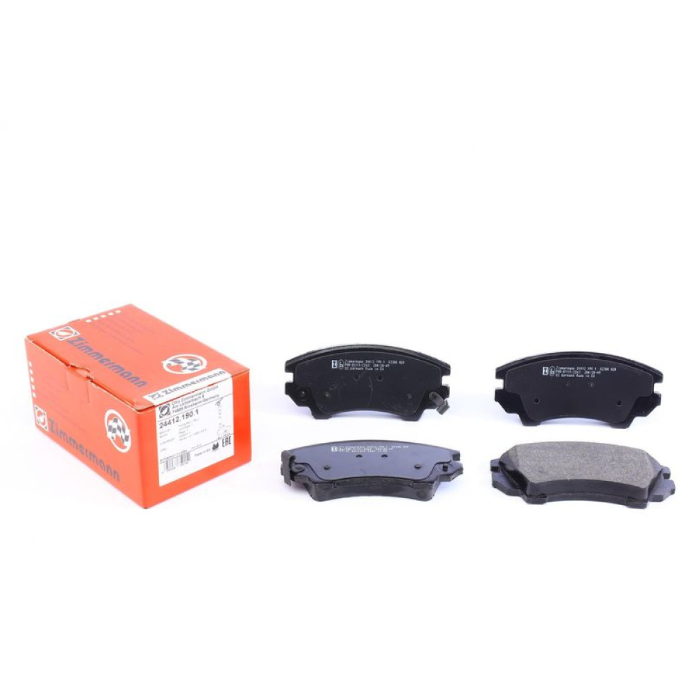 Колодки гальмівні передні Opel Astra J/Chevrolet Camaro/Malibu 12-/Insignia 08- Mando - 24412.190.1 ZIMMERMANN