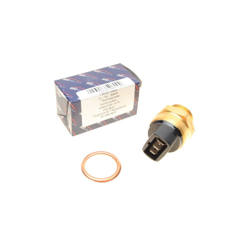 Датчик вентилятора VW Caddy I 1.5/1.6D/1.8 82-92 3 конт. 50809 AIC