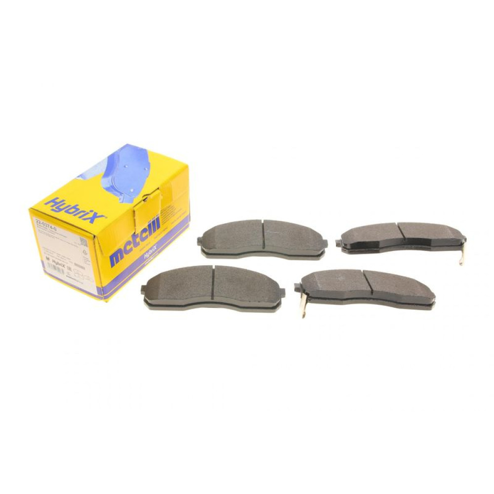 Колодки тормозные передние Kia Carnival -06/K2500/Pregio 2.5-2.9 97- 22-0374-0 METELLI