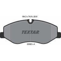 Колодки тормозные передние Mercedes Vito W447 14- Brembo Q+ - 2206201 TEXTAR