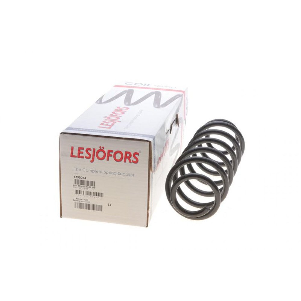 Пружина задня VW Golf IV 1.4-1.6 16V/1.6-2.0/1.6FSI/1.9TDI/2.3 V5 97-05 накл.з.ч/фургон 4295034 LESJOFORS