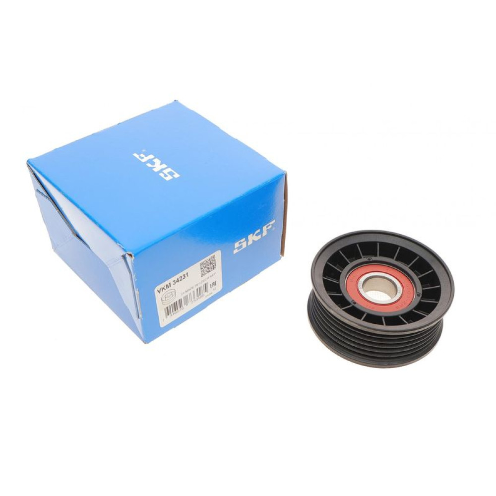 Ролик генератора Ford Focus/Fiesta/C-Max 1.0-1.6 04-паразитный - VKM 34231 SKF