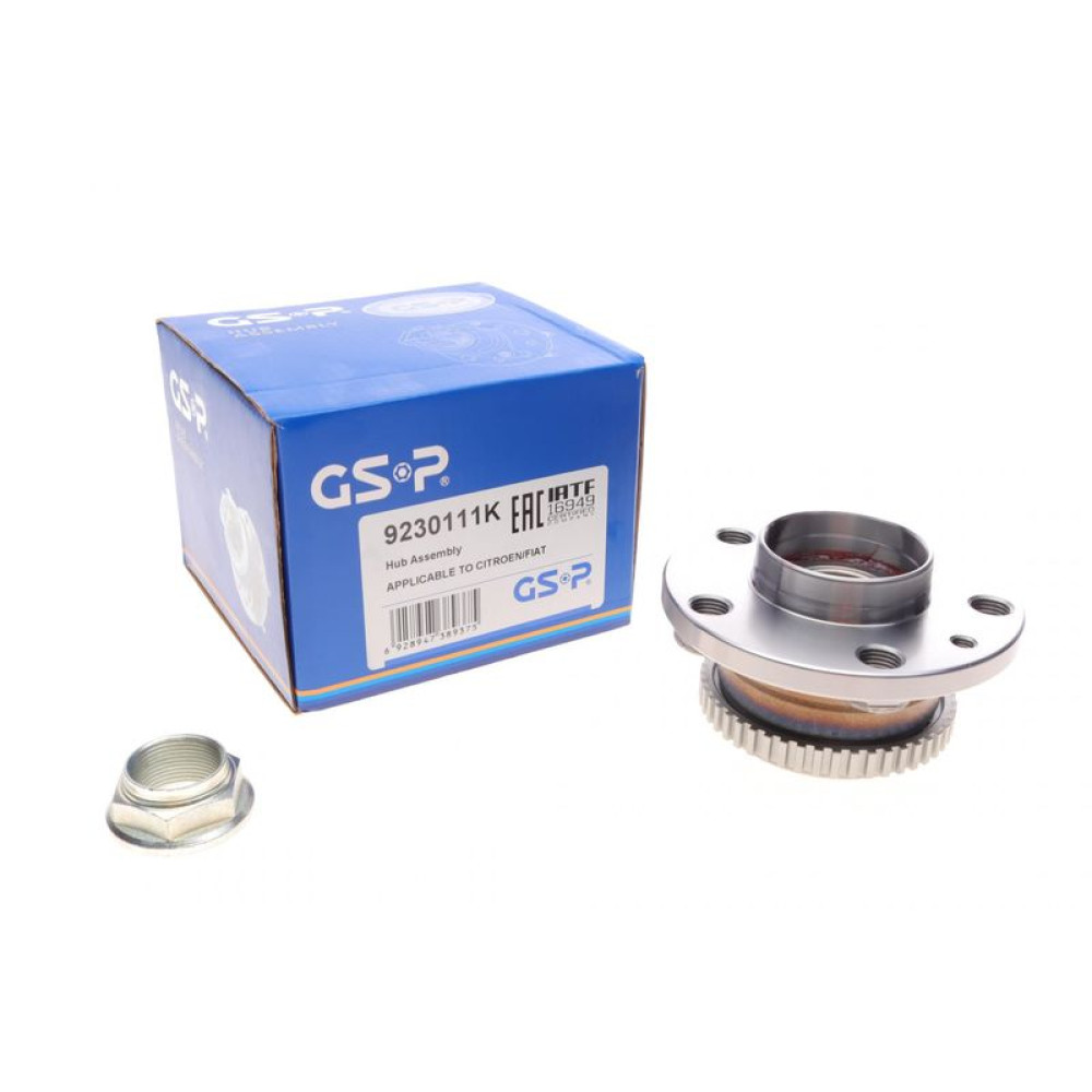Підшипник маточини задньої Fiat Scudo/Peugeot Expert 95-06 +ABS 9230111K GSP