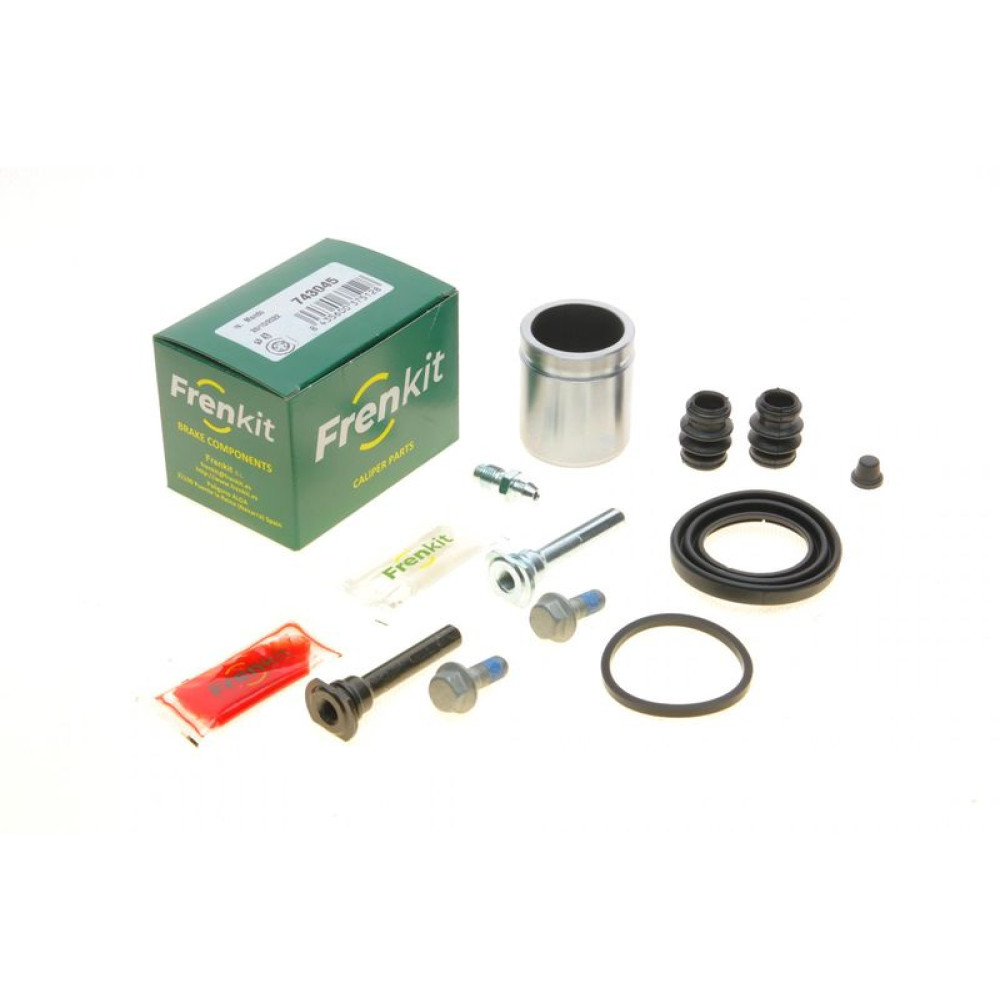 Ремкомплект суппорта заднего SsangYong Korando/Musso/Rexton 96- d=43mm Mando +поршень/направляющая SuperKit 743045 FRENKIT