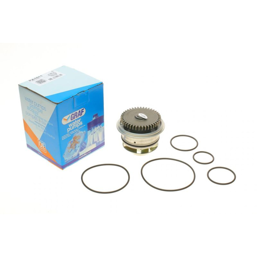 Насос воды VW LT 28-35/28-46 2.8TDI 116kw 01-06 B/B 5 лоп прямой зуб PA1011 GRAF Насос воды VW LT 28-35/28-46 2.8TDI 116kw 01-06 B/B 5 лоп прямой зуб PA1011 GRAF