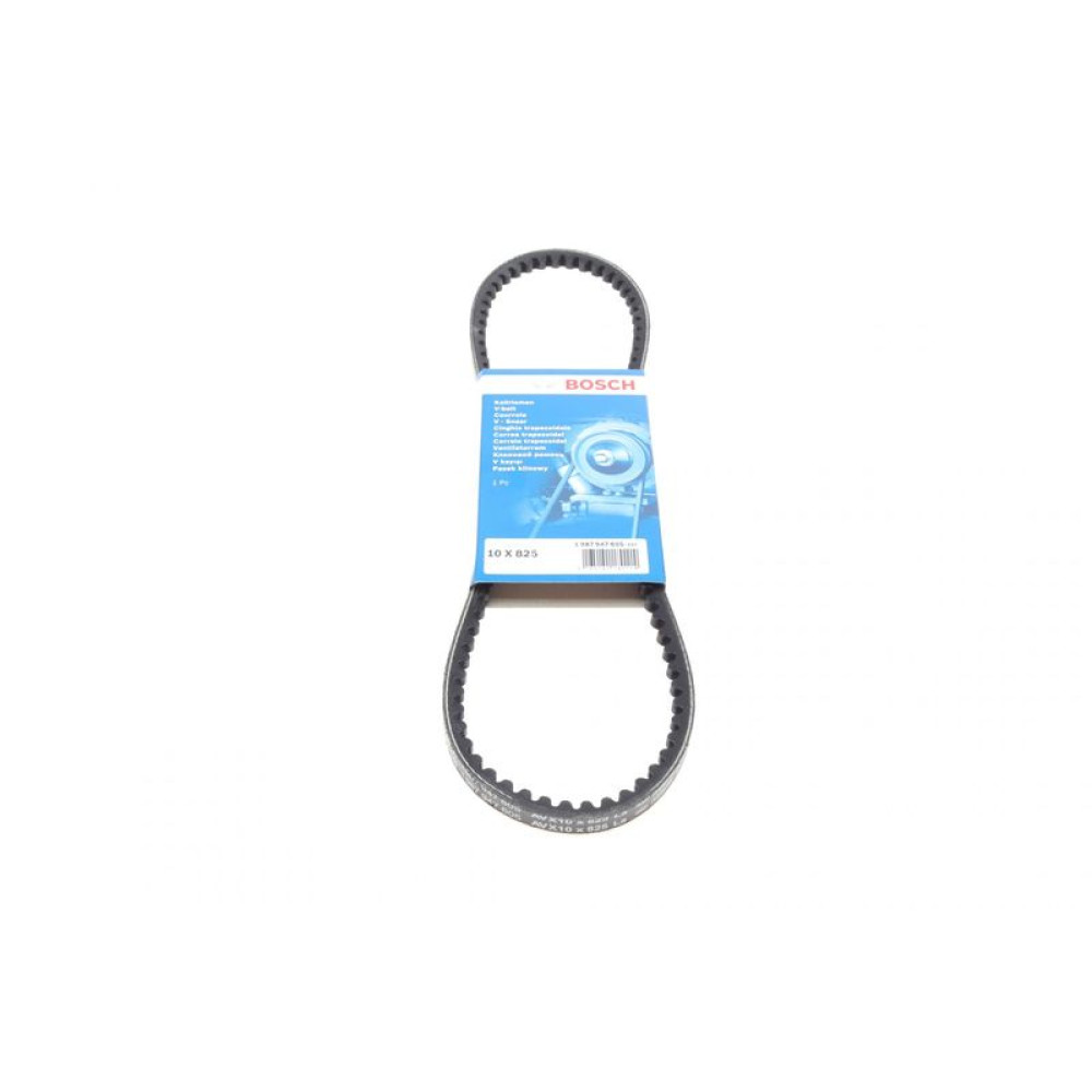 Ремень генератора Peugeot J5 2.5D -90/ Ford Escort 1.1-1.6 -90 10x825 - 1 987 947 605 BOSCH