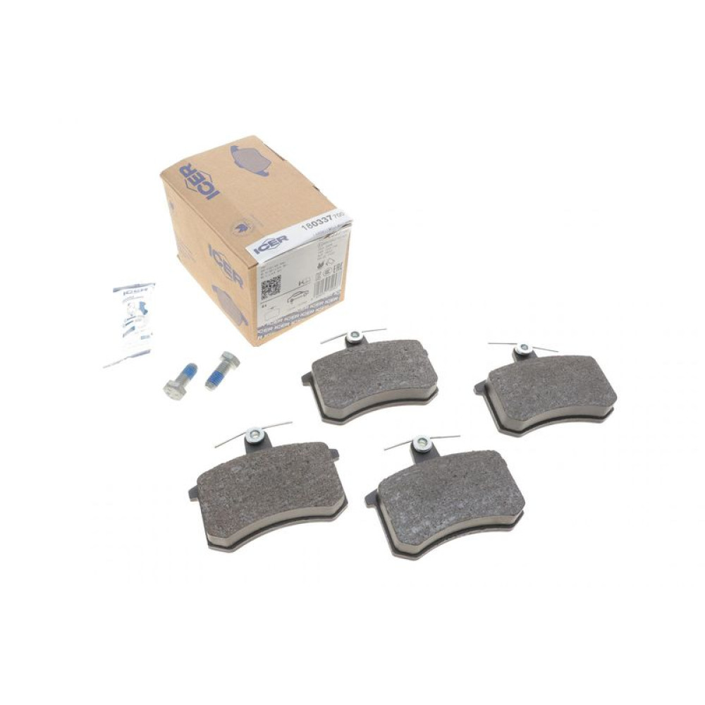 Колодки тормозные задние Audi 80 91-95/90 87-/100 70-/Fiat Croma 85-96 180337-700 ICER