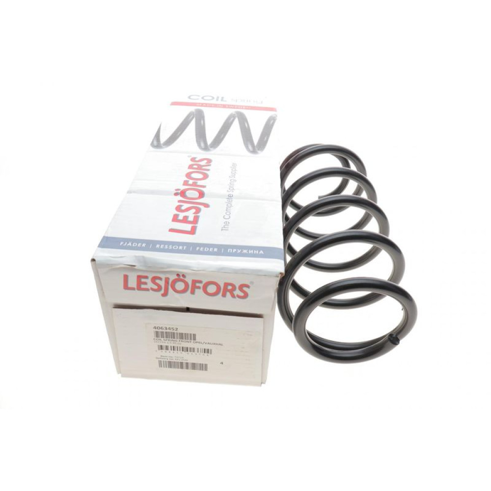 Пружина передняя Opel Vectra B 2.5i V6/2.6i V6 95-02 седан/унив./накл.зад.ч. без спорт.ход.ч. 4063452 LESJOFORS
