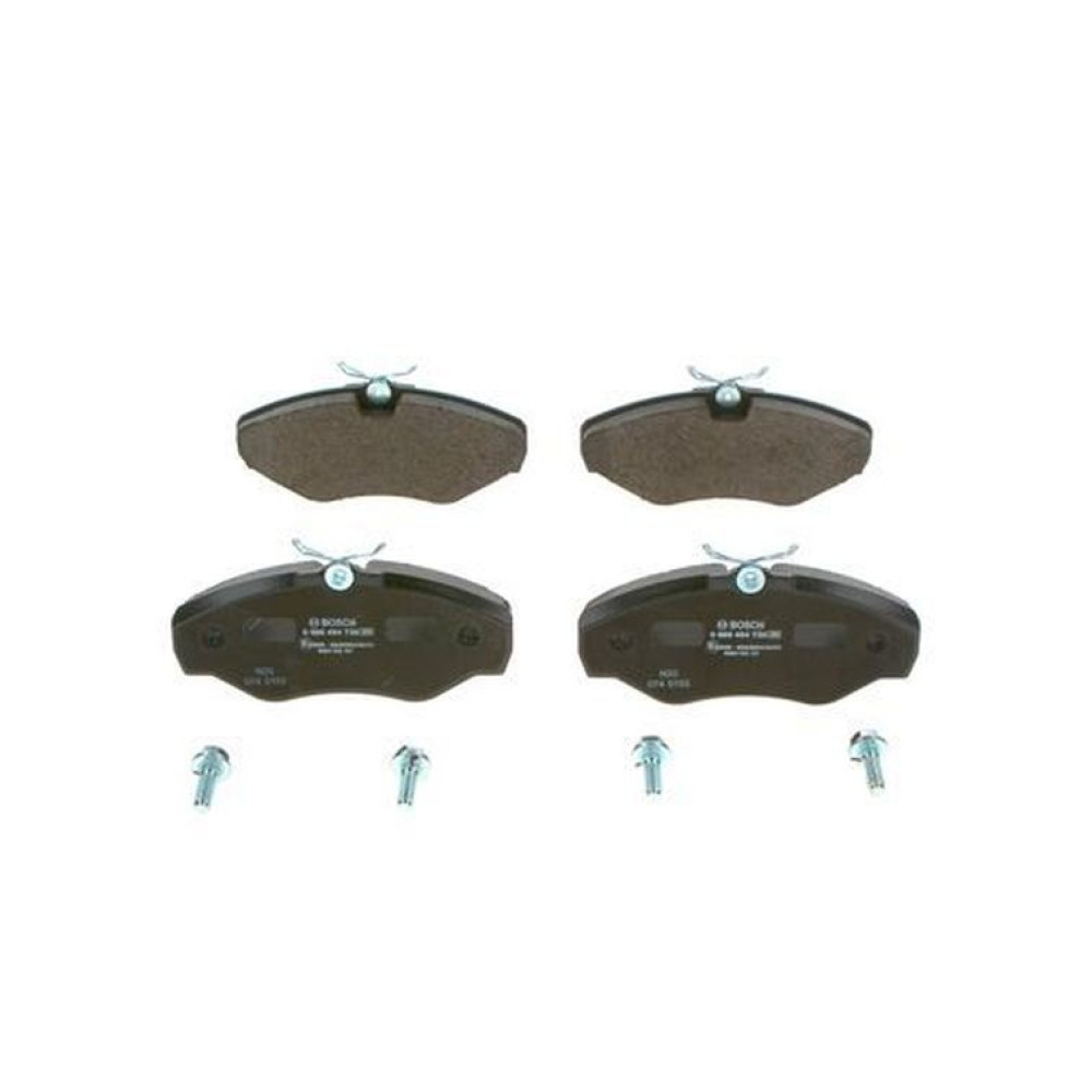 Колодки гальмівні передні Renault Trafic II/Opel Vivaro 01- - 0 986 494 730 BOSCH