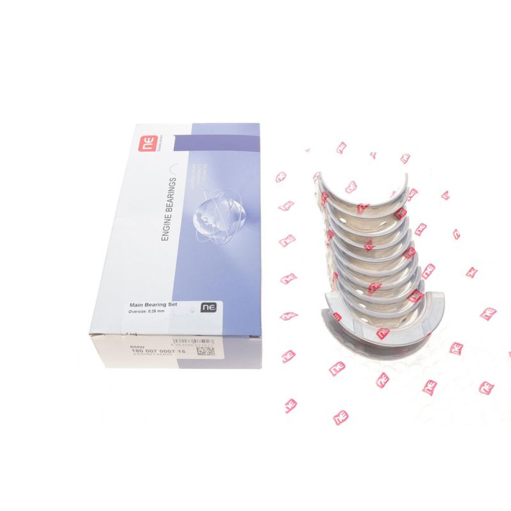 Вкладиші корінні BMW 3 E46/E90/5 E60 1.6-2.0d 01-13 N42/N43/N46 +0.25 = 6007062500 180 007 0007 15 NPR