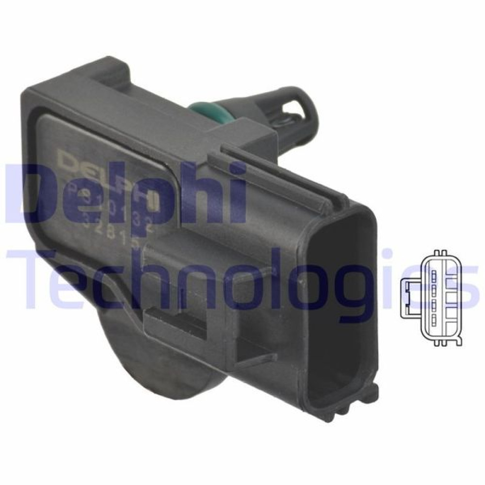 Датчик давления наддува Ford Transit 2.3 16V/2.2TDCi 06-14 PS10132 DELPHI