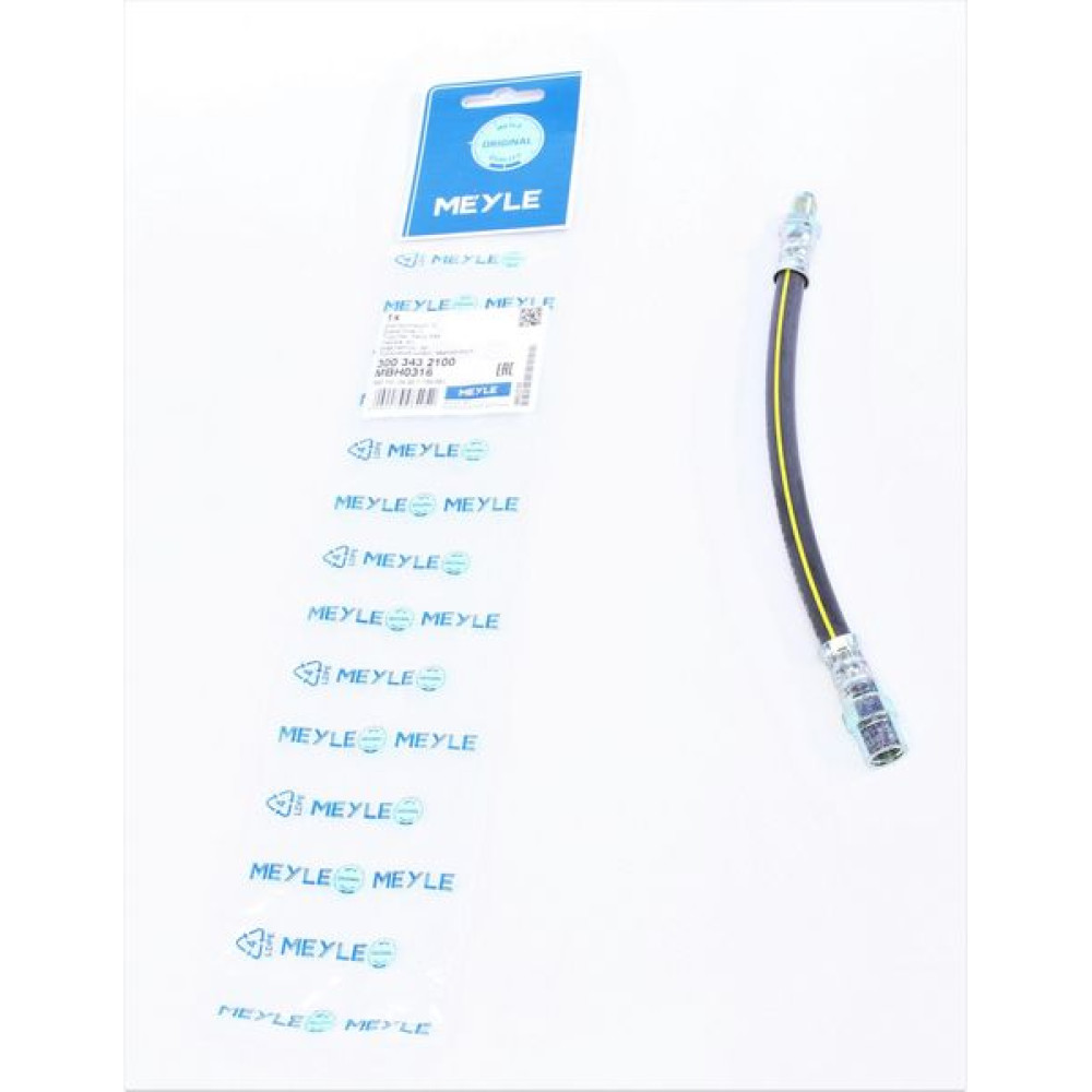 Шланг гальмівний задній BMW 3 E21/E30/E36/5 E28/E34/6 E24/7 E23/E32/8 E31/Z3 E36 75-03 - 300 343 2100 MEYLE