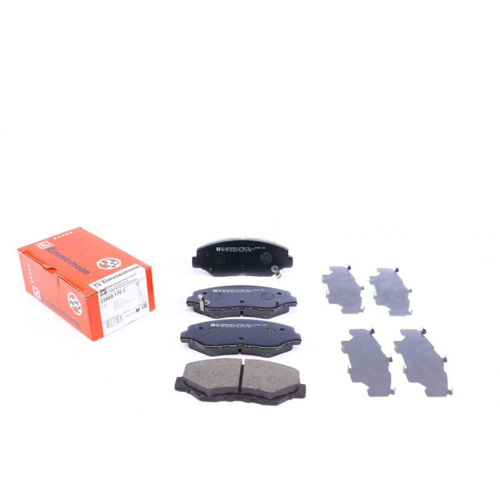 Колодки гальмівні передні Honda CR-V II/Accord 01-08 Sumitomo - 23868.170.1 ZIMMERMANN