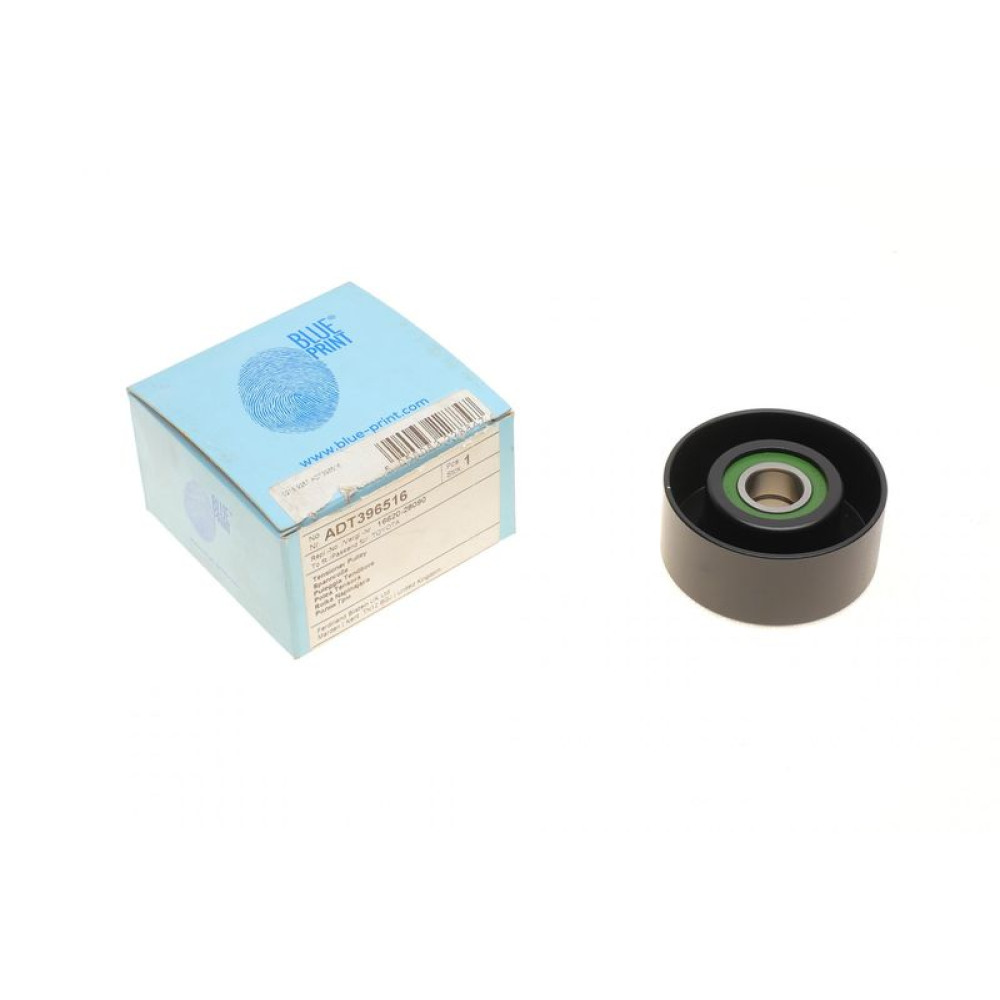 Ролик генератора Toyota Avensis/Camry/Rav 4 1.6-2.4 97- натяжний 70x31.5 ADT396516 BLUE PRINT