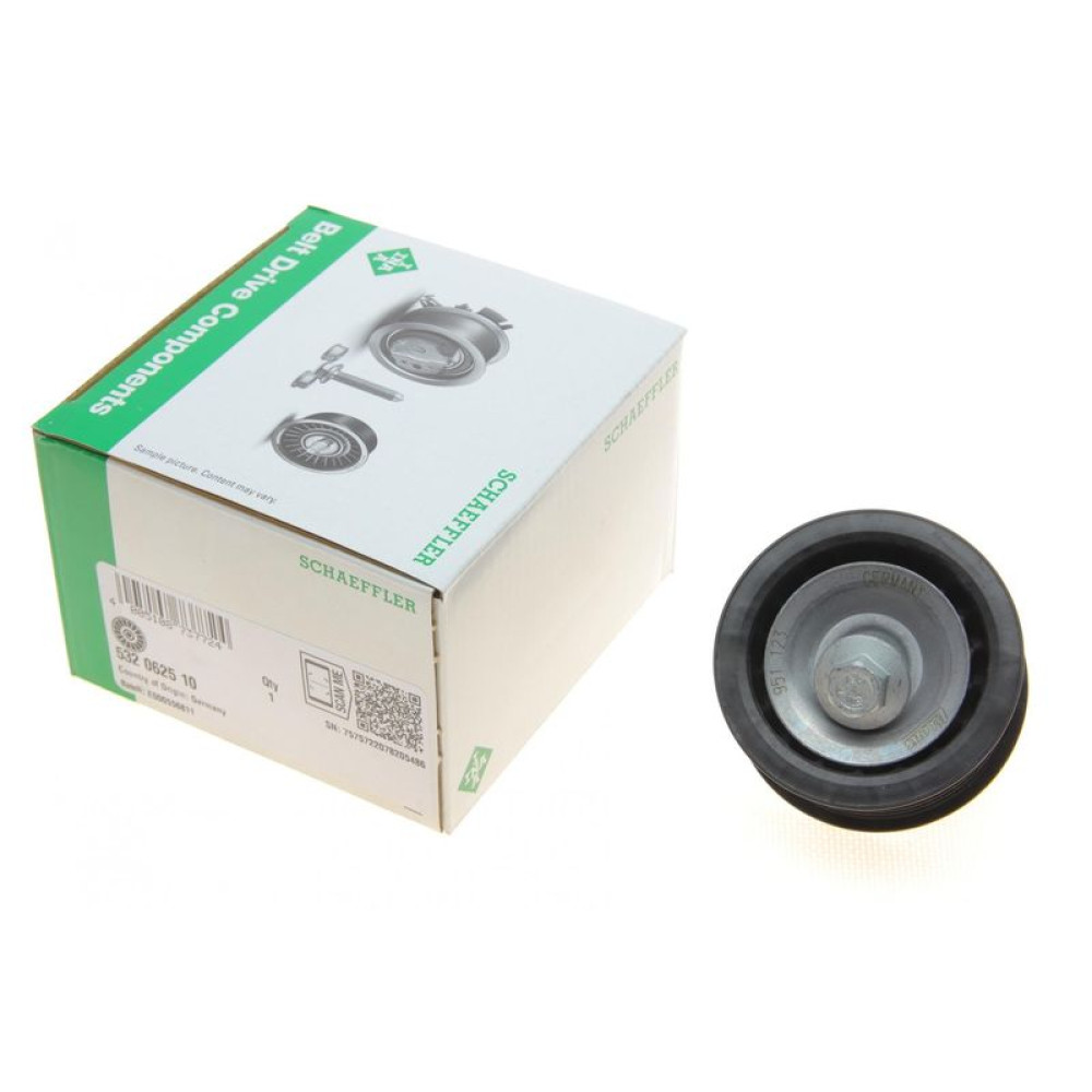 Ролик генератора Mercedes E-class W211/S W220/ M W163/ G W463 4.0CDI 00- паразитный 62х28.5 532 0625 10 INA