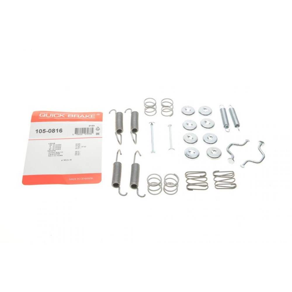 Комплект пружинок колодок ручника Lexus RX350/Toyota RAV 4/Avensis 1.8/2.0 00- - 105-0816 QUICK BRAKE
