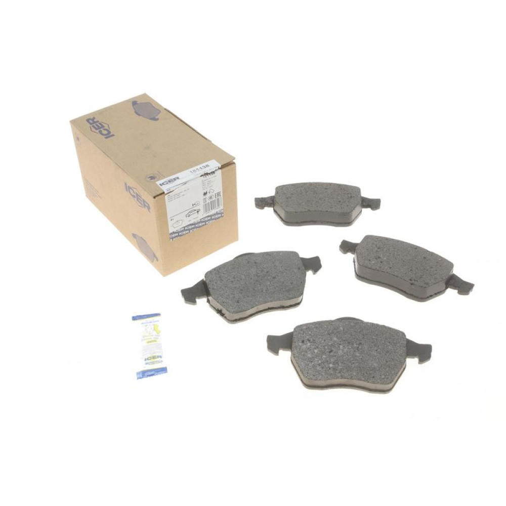 Колодки гальмівні передні Audi A4 94-01/VW Passat B3/B4/B5 96-00 181138 ICER