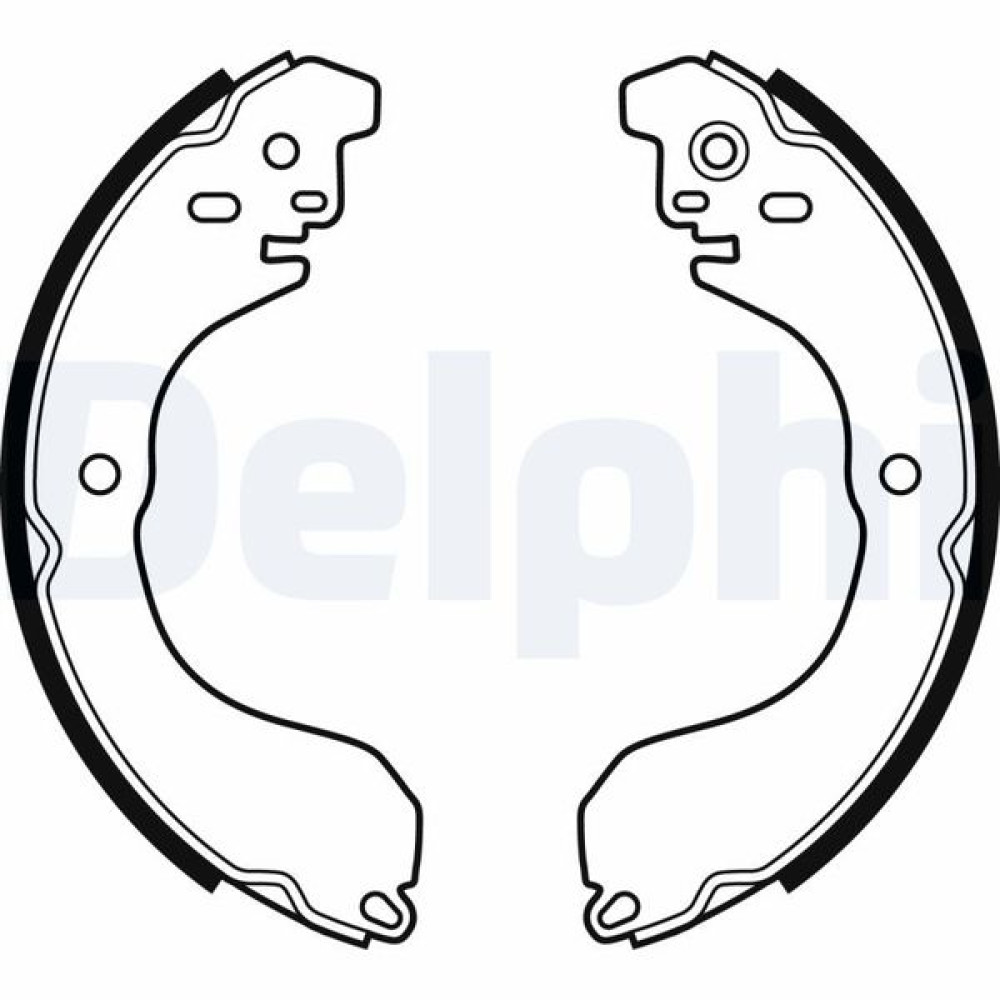 Колодки гальмівні задні Jeep Compass 06-/Patriot 07- барабанні 229x37 LS2088 DELPHI
