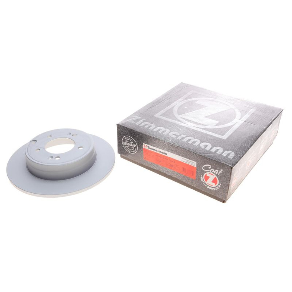 Диск тормозной задний Hyundai Sonata V 05-11/Kia Optima 12-284x10 с покрытием - 285.3540.20 ZIMMERMANN