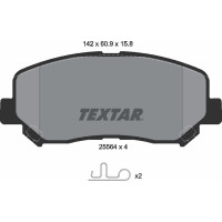 Колодки гальмівні передні Mazda CX-5 11- Akebono - 2556401 TEXTAR