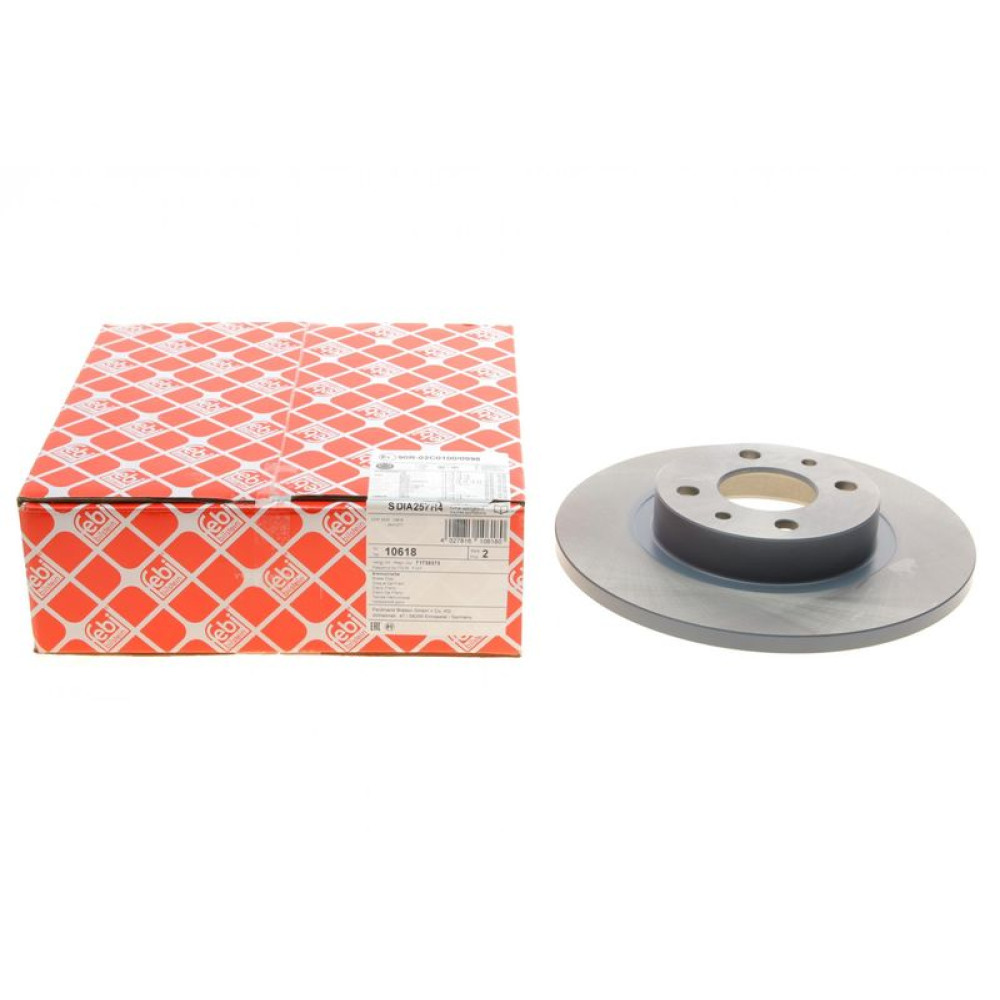 Диск тормозной передний Fiat Bravo/Punto -00 257.5x12 - 10618 FEBI BILSTEIN