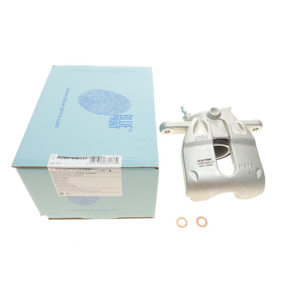 Супорт гальмівний передній R Nissan Micra/Note 02-13 ADBP450117 BLUE PRINT