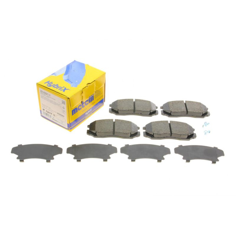 Колодки тормозные передние Mitsubishi Colt/Lancer 1.3-1.6/1.8-2.0D 95-03 22-0221-1 METELLI Колодки тормозные передние Mitsubishi Colt/Lancer 1.3-1.6/1.8-2.0D 95-03 22-0221-1 METELLI