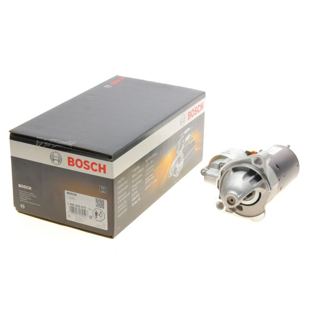 Стартер Audi A4/A6/Skoda Superb I/VW Passat 1.6-2.0 97-08 12V/1.1kw z=9 - 1 986 S00 670 BOSCH Стартер Audi A4/A6/Skoda Superb I/VW Passat 1.6-2.0 97-08 12V/1.1kw z=9 - 1 986 S00 670 BOSCH