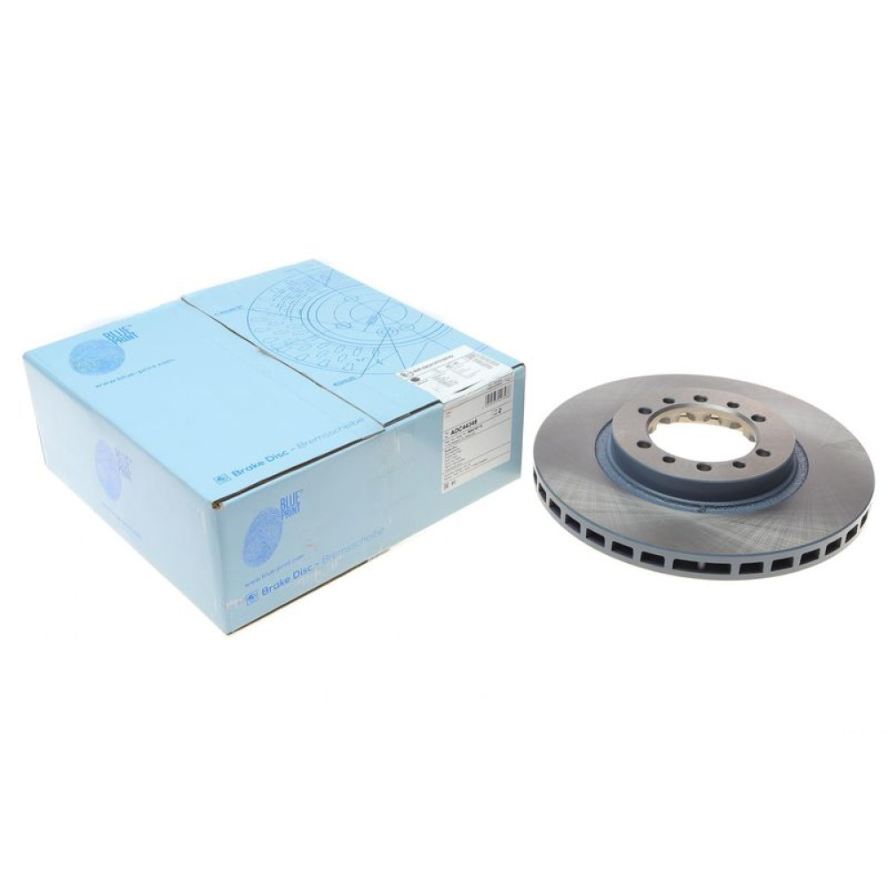Диск гальмівний передній Mitsubishi Pajero 90-00/L200 96-07 276x24 ADC44348 BLUE PRINT