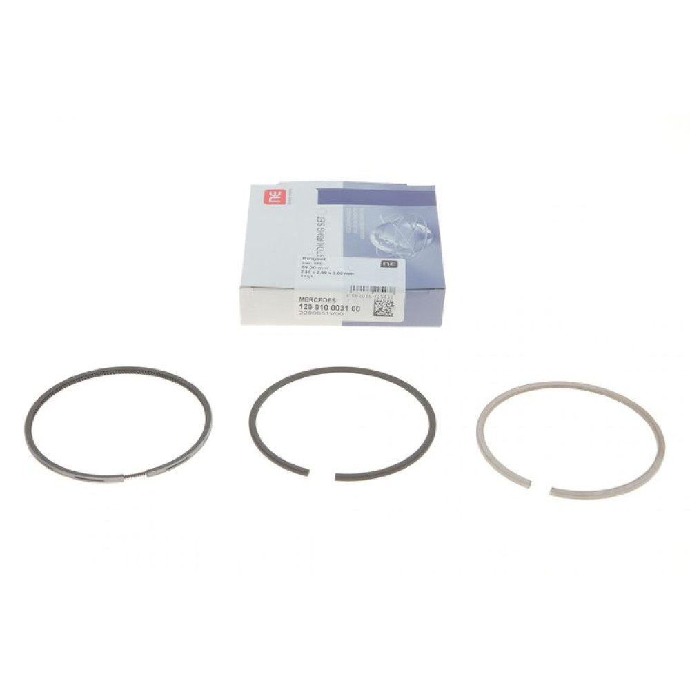 Кольца поршневые Mercedes OM601-604D 89.00mm/STD 2.5-2-3 = 8910590000 120 010 0031 00 NPR