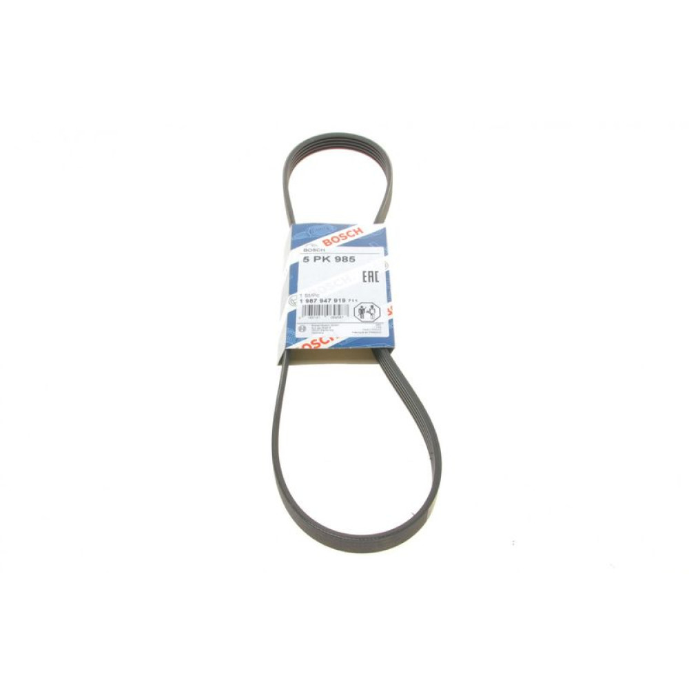 Ремень генератора Audi A6/A7/A8 4.0TFSI quattro 12-18/Opel Astra F 1.4/1.6i/si 91-98 5PK985 - 1 987 947 919 BOSCH