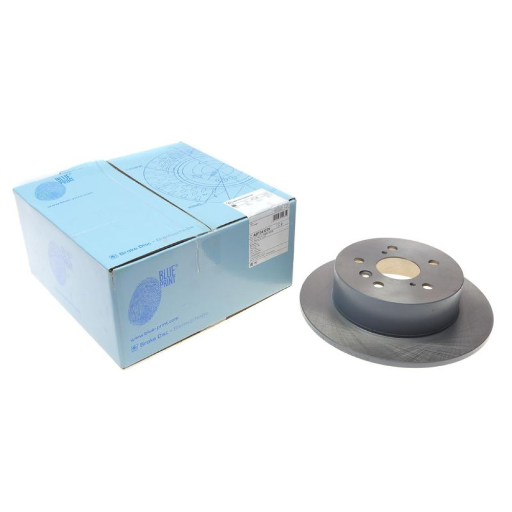 Диск тормозной задний Toyota Camry 2.4-3.5 06-281x10 с покрытием ADT343239 BLUE PRINT