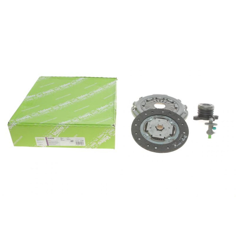 Комплект зчеплення Renault Kangoo 1.5dCi 08- +вижимний трубка d=13,3mm - 834098 VALEO