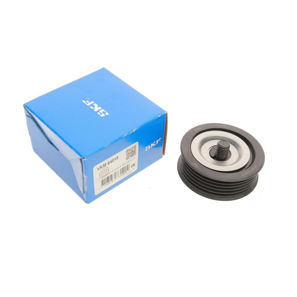 Ролик генератора Hyundai Accent/Kia Rio 1.1D-1.7D 05- паразитный 60x19 - VKM 64018 SKF