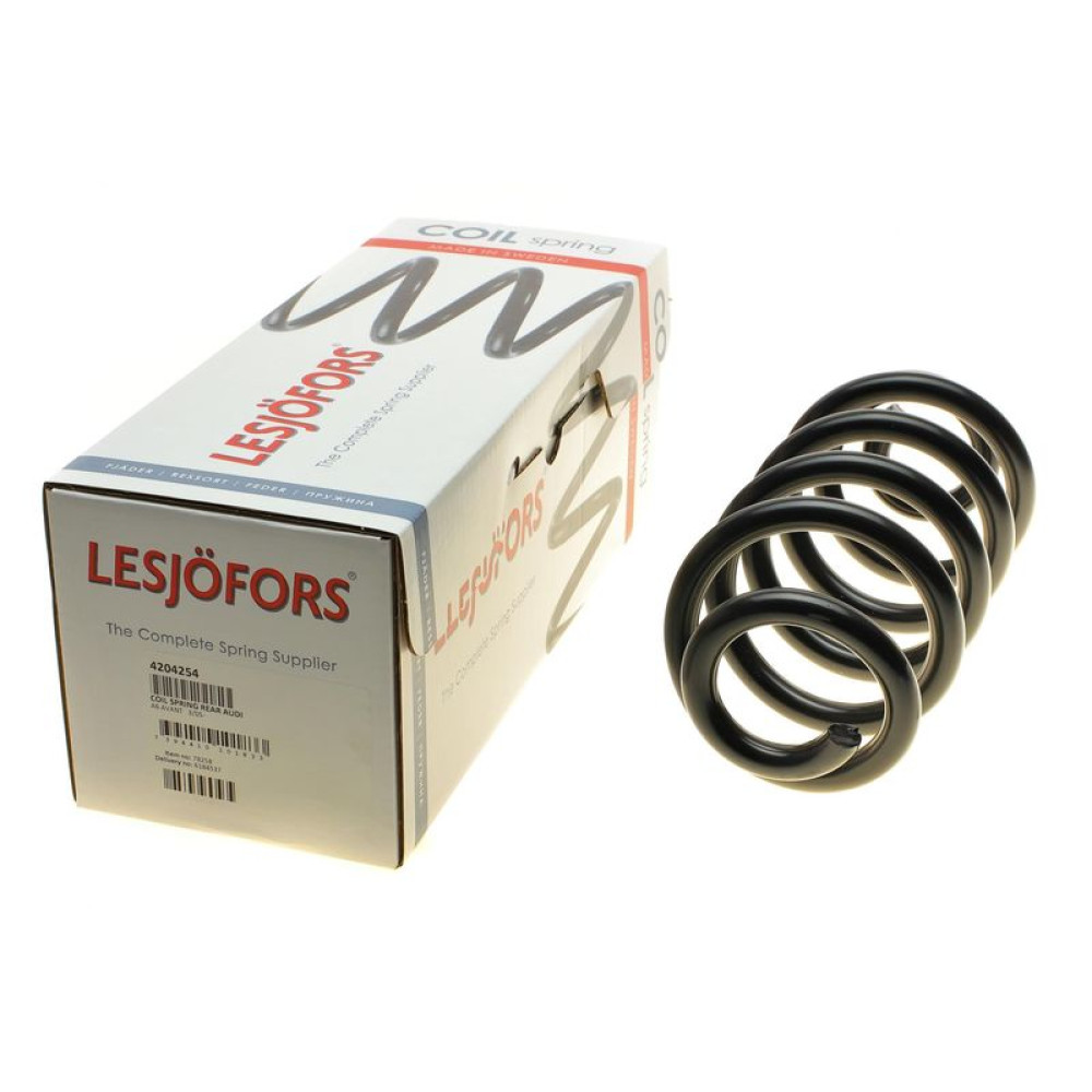 Пружина задняя Audi A6 2.0TDI/TFSI/2.4/2.7-3.0TDI/2.8-3.2FSI 05-11 унив. без спорт.ход.ч 4204254 LESJOFORS