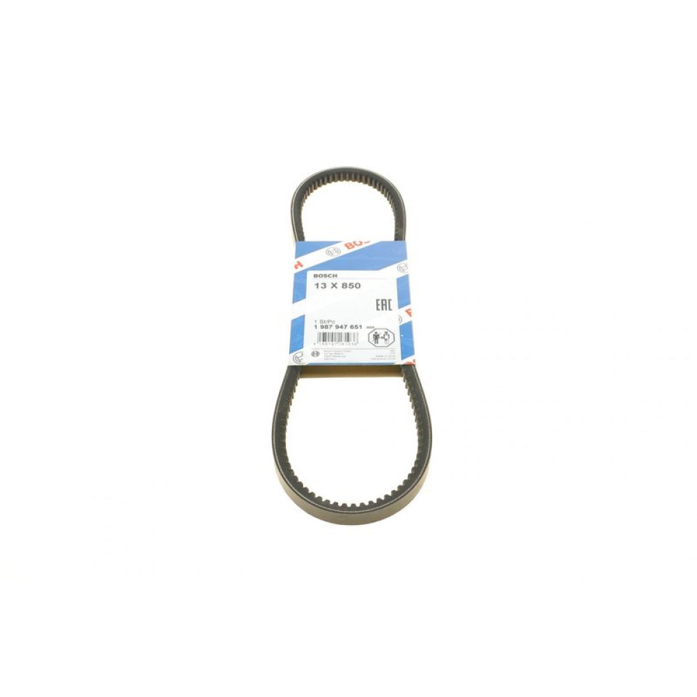 Ремень генератора Kia Sportage/BMW 5 E34 1.8i/2.0i 88-96 13X850 - 1 987 947 651 BOSCH