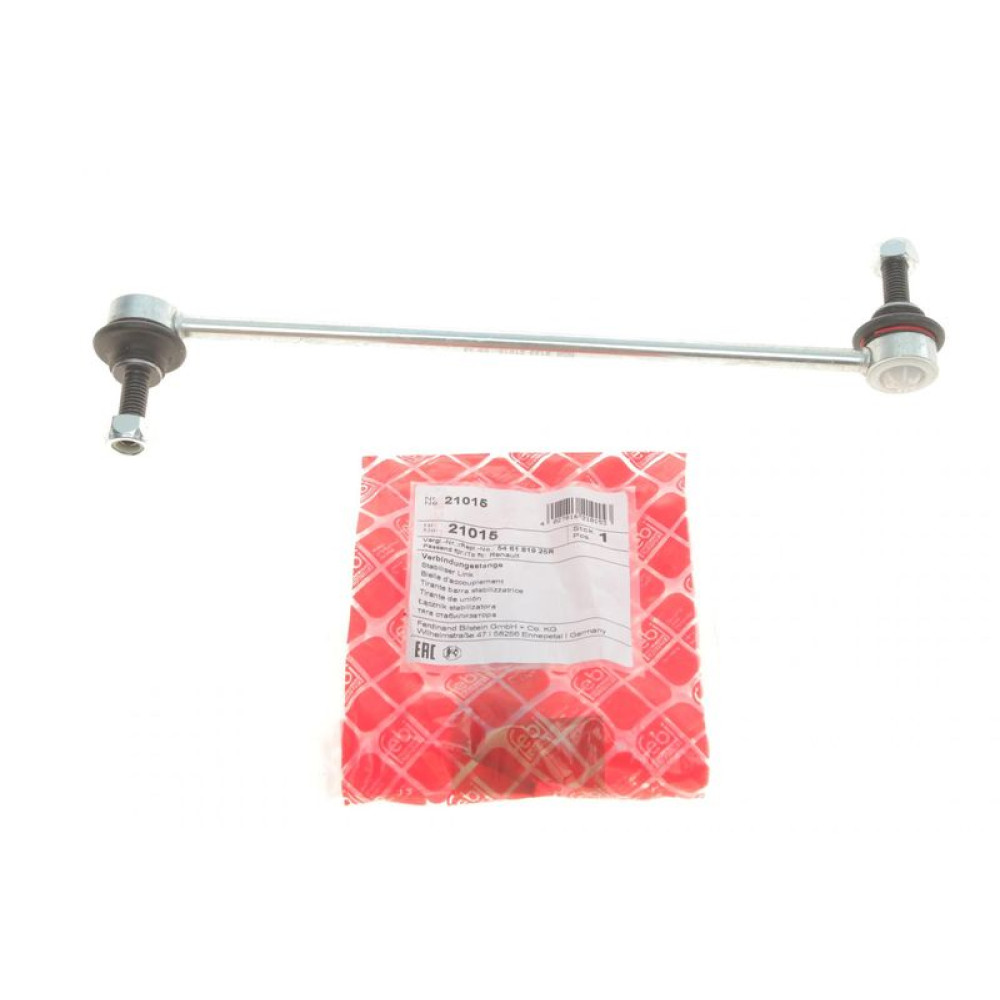 Тяга стабилизатора переднего Renault Megane 02-/Scenic 03-/Kangoo 08- - 21015 FEBI BILSTEIN