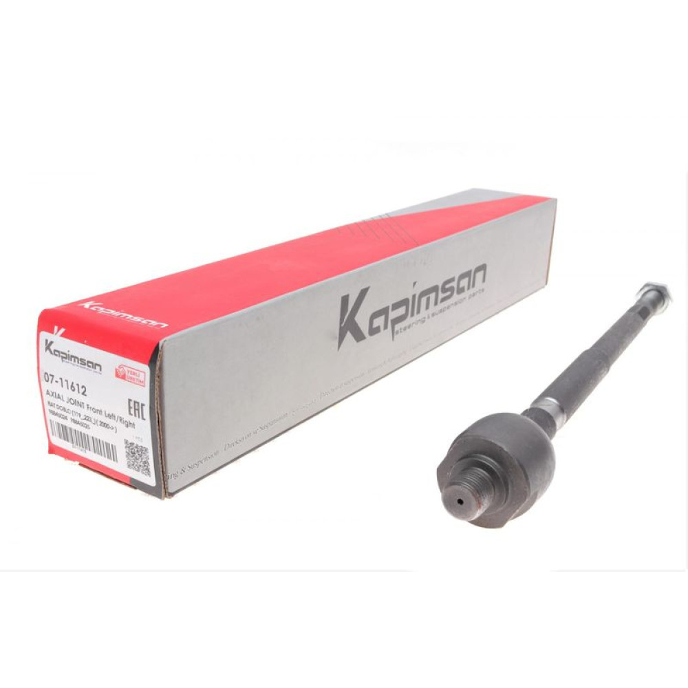 Тяга рульова Fiat Doblo 1.9JTD 01- +PS L=346mm 07-11612 KAPIMSAN