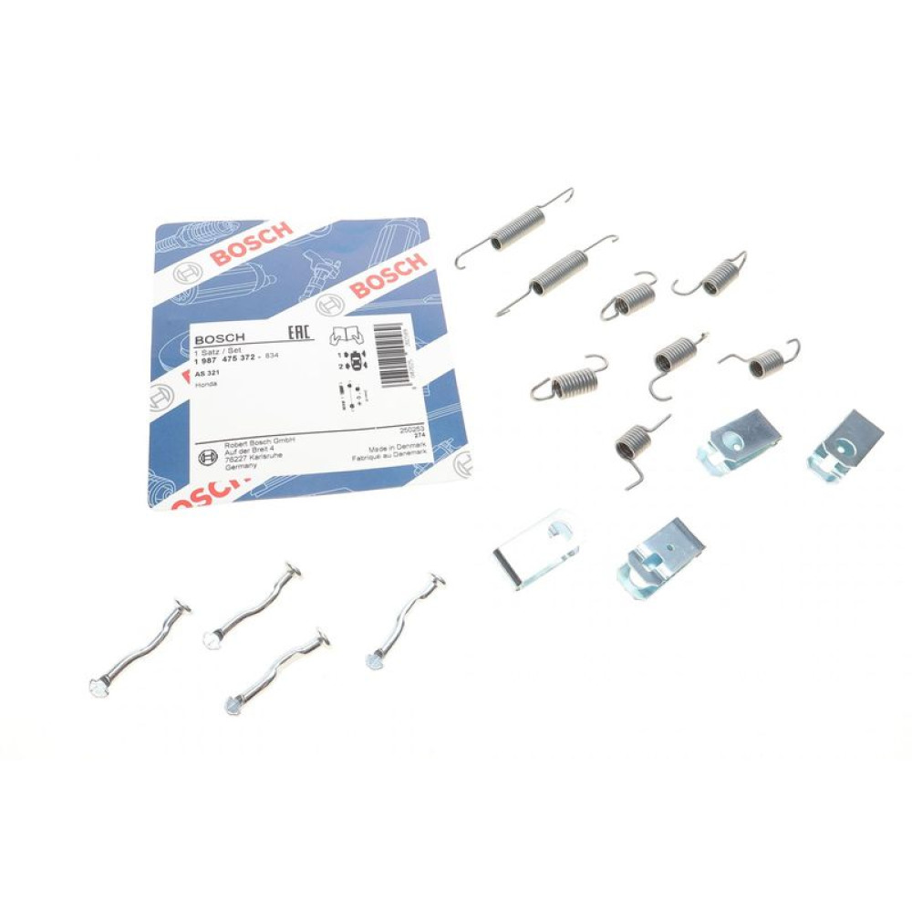 Комплект пружинок колодок ручніка Honda FR-V/Stream 01- - 1 987 475 372 BOSCH
