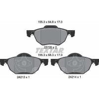 Колодки гальмівні передні Honda Accord 03-12 Teves Q+ - 2372001 TEXTAR