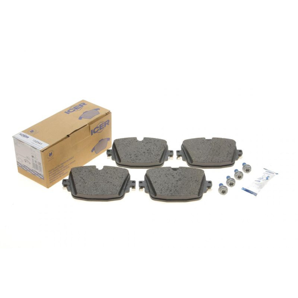 Колодки гальмівні задні Audi A6/A7/A8/Q7/Q8/Bentley Bentayga 15- 182341 ICER