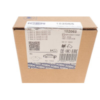 Колодки гальмівні передні BMW 5 F10/F11 09-/6 F12/F13 11-18 182065 ICER