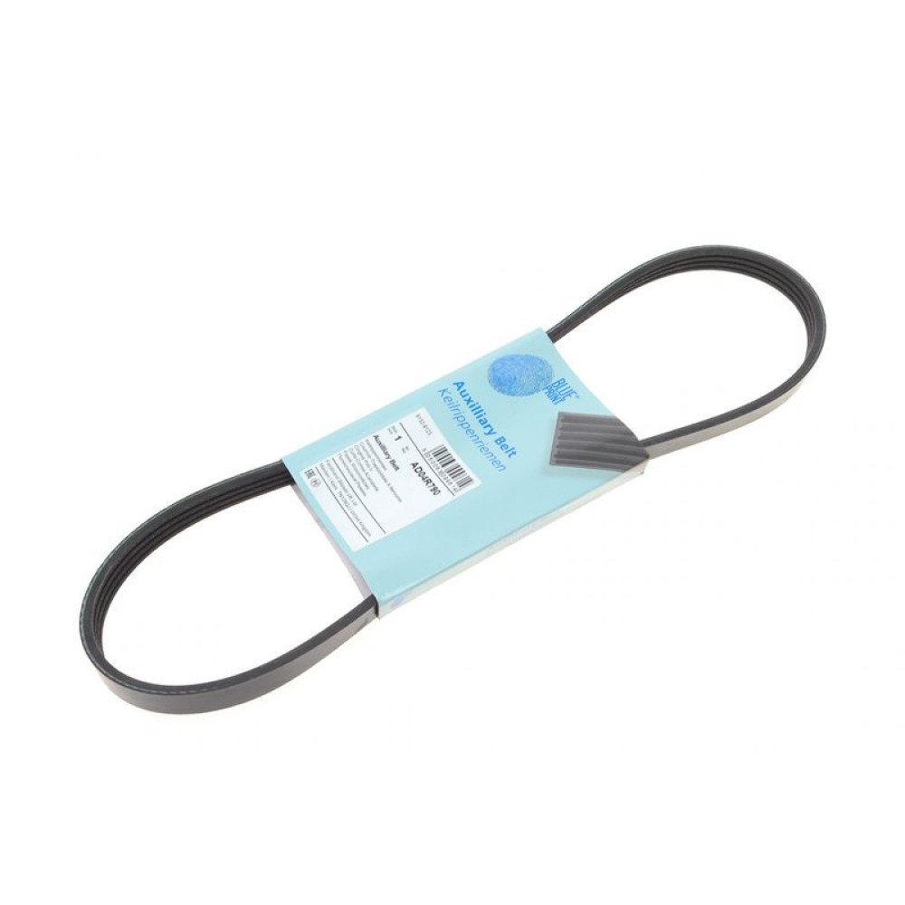 Ремінь генератора Smart 0.6-0.7i/ Honda Civic 1.4-1.8 94-01/ Chevrolet Matiz/ Spark 0.8-1.2 05- AD04R790 BLUE PRINT