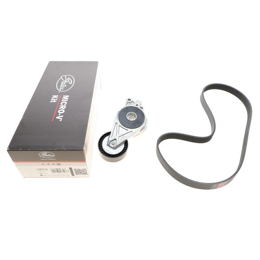 Комплект ремня генератора Audi A3/Seat Leon/Skoda Octavia/VW Caddy/Passat B6 1.6-2.0 03- K046PK1043 GATES