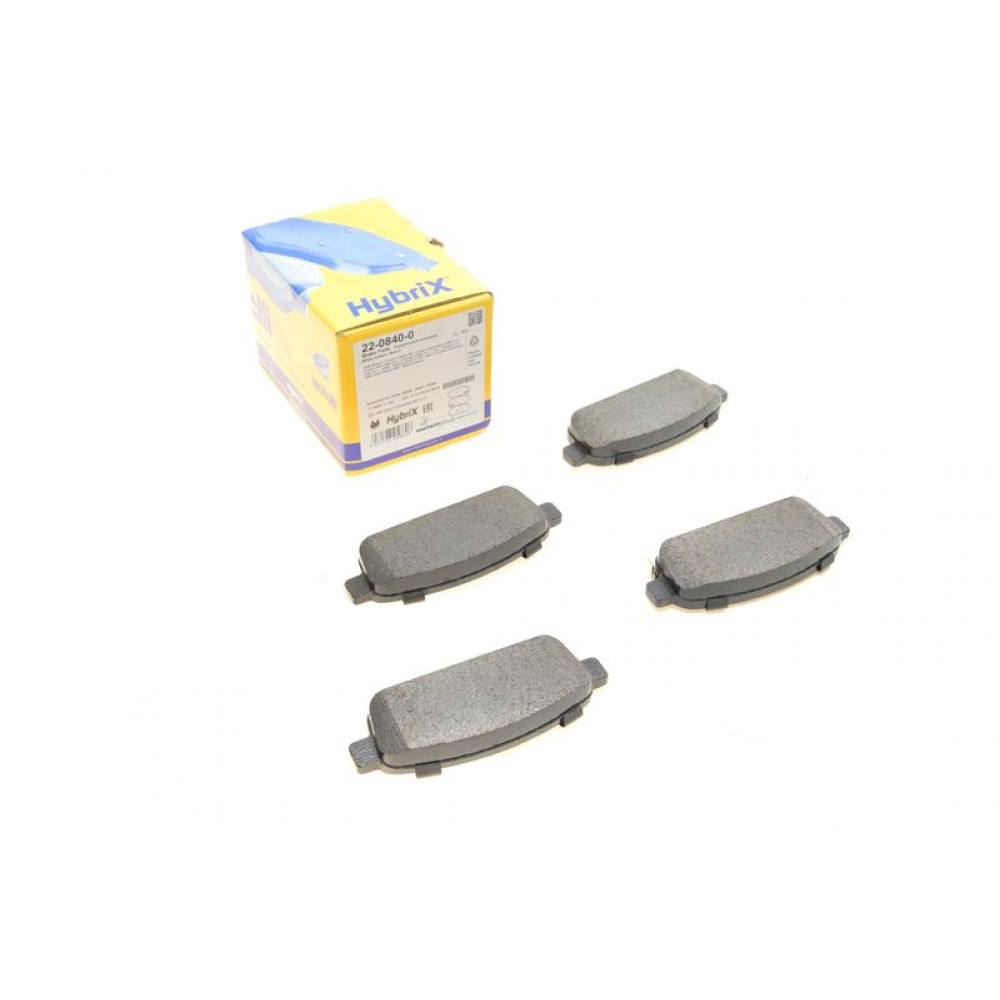 Колодки гальмівні задні Nissan Rogue 10-13/Opel Zafira/Mokka/Astra 11- 22-0840-0 METELLI