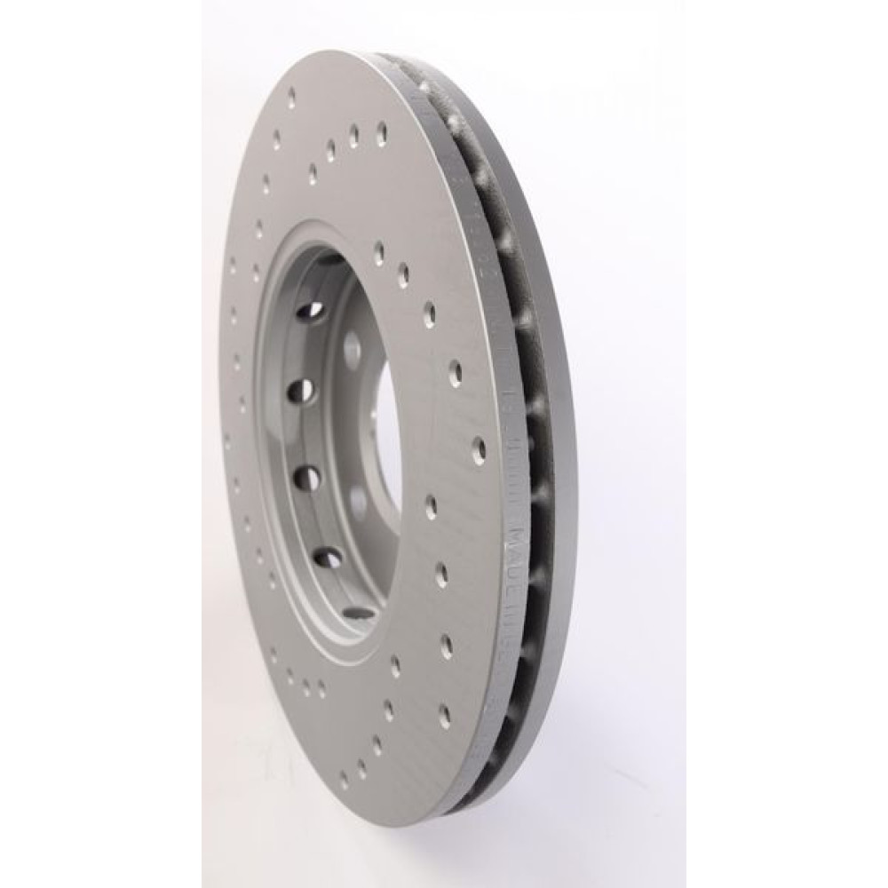 Диск гальмівний передній Skoda Fabia/Octavia 96-/VW Golf 256x22з покриття. з отворомвентил - 100.1233.52 ZIMMERMANN