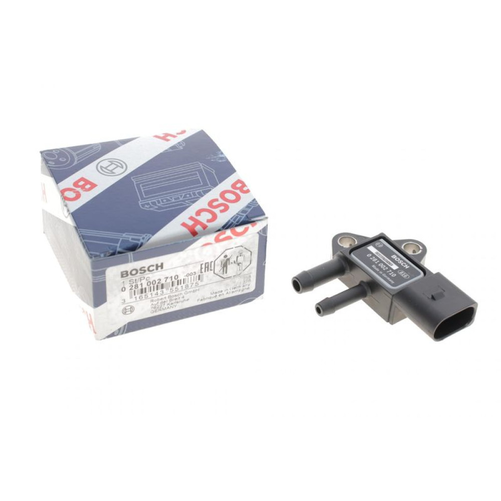 Датчик тиску вихлопних газів VW Crafter 2.5TDI сажевий фільтр - 0 281 002 710 BOSCH